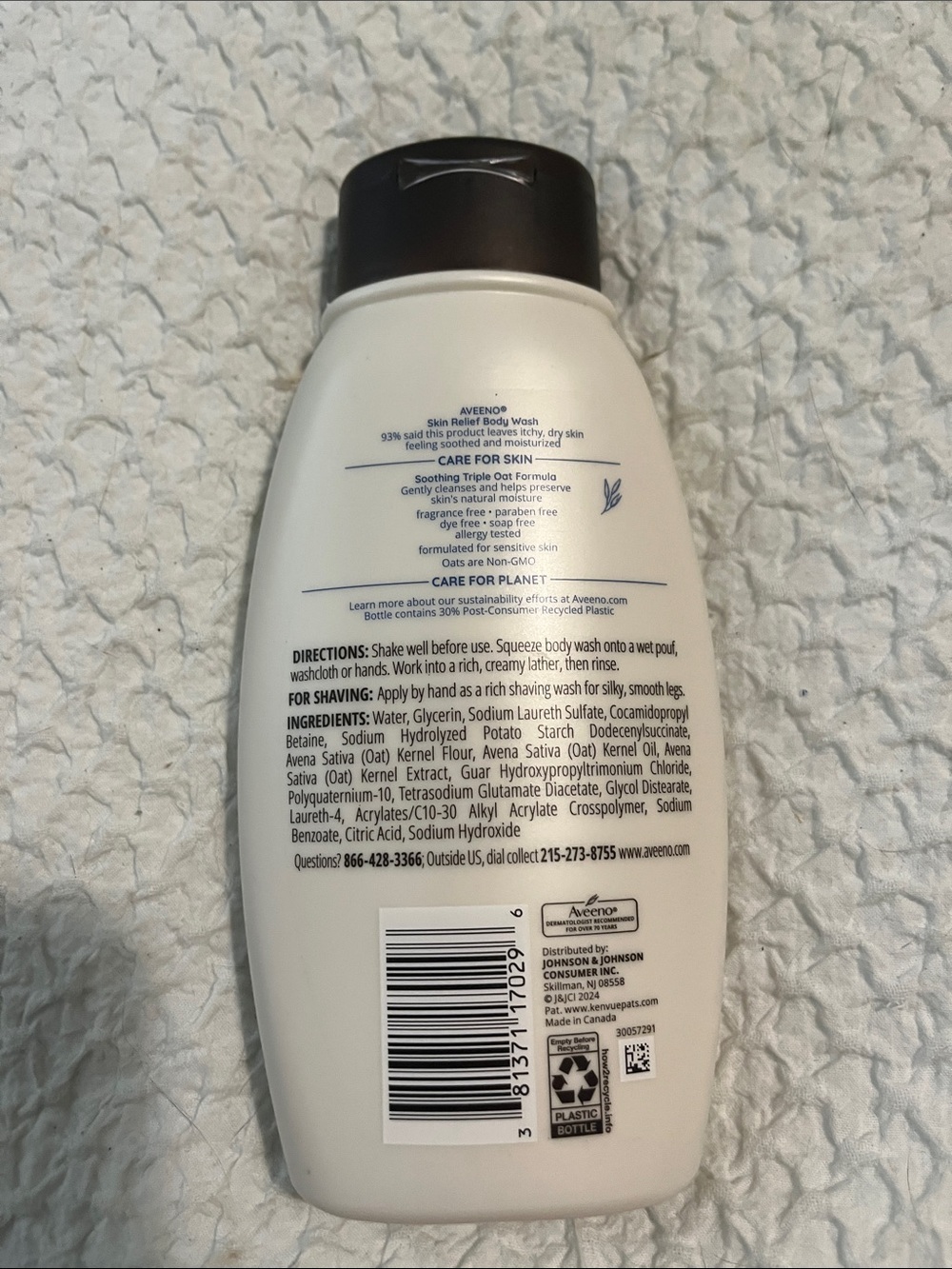 Aveeno Skin Relief Body Wash - Picture 2 of 4
